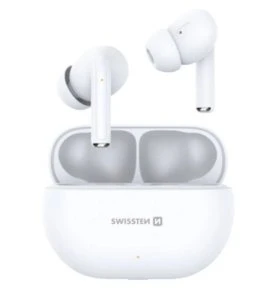 BLUETOOTH TWS EARPHONES SWISSTEN PRO TUNE WHITE 