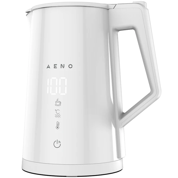 AENO Electric Kettle EK8S Smart: 1850-2200W, 1.7L, Strix, Double-walls, Temperature Control, Keep warm Function, Control via Wi-Fi, LED-dis