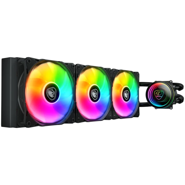 COUGAR AIO Liquid Cooling Poseidon Elite ARGB 360 Black ( CGR-PSDELRGB-B-360 ) 