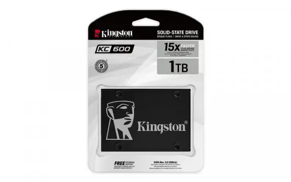 KINGSTON 1024GB 2.5'' SATA III SKC6001024G SSDNow KC600 series