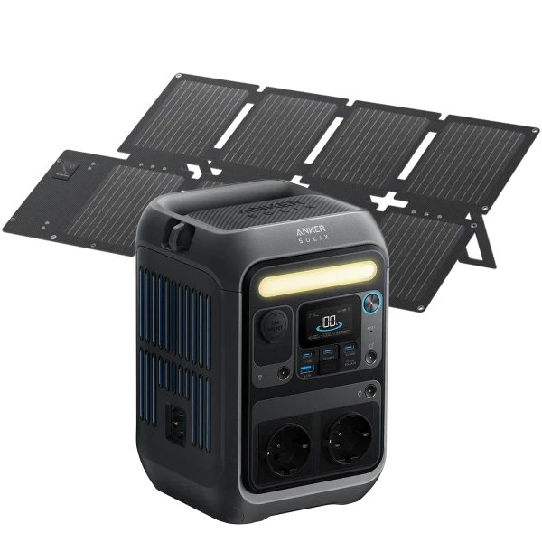 Anker SOLIX C300X + PS60 Portable Solar Panel