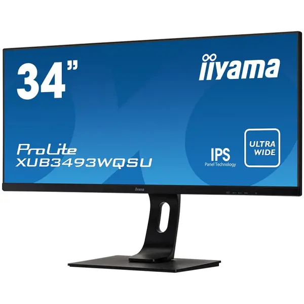 Iiyama Monitor Ultra Wide XUB3493WQSU-B1 34” IPS Flat 21:9 3440 x 1440 @75Hz, 40