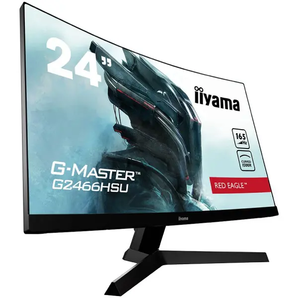 Iiyama Monitor Gaming G2466HSU-B1 23.6 Curved 165Hz VA 1920x1080 1ms 250 cdm˛ 