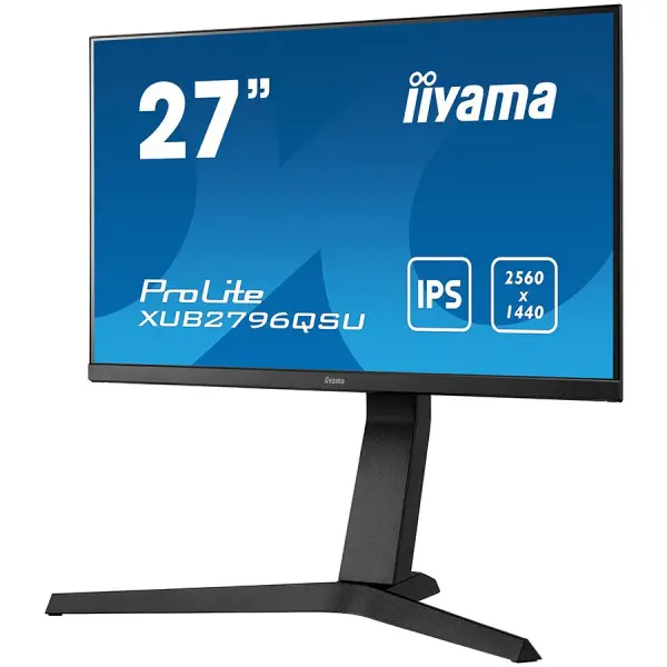 27'' ETE IPS-panel, 2560x1440 WQHD, 5ms, FreeSync, 13cm height adj. stand, 250cdm˛, HDMI, DisplayPort, Speakers, USB-HUB(2x2.0) ( XUB2796QSU