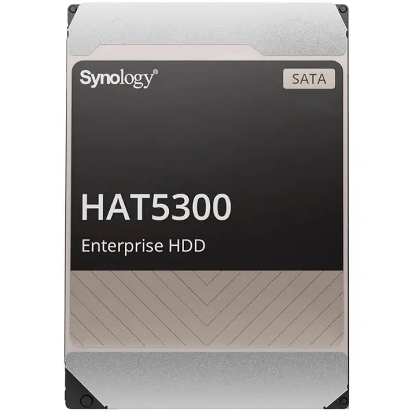 Synology HAT5300-16T 16TB 3.5'' Enterprise HDD, 7.200 rpm, Buffer size : 512 MiB, SATA 6 Gbs, MTTF 2.5M hours, 5 year warranty ( HAT5300-16T