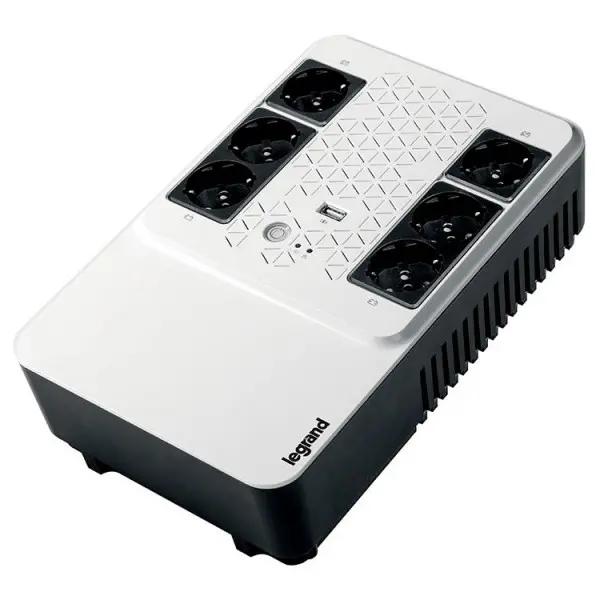 UPS Legrand Keor Multiplug 800VA480W Line interactive, Single-phase, Simulated sinewave, Backup: 4xCEE 73 - Surge: 2xCEE 73. Battery 1 x 12