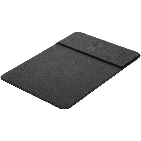 CANYON Mouse Mat with wireless charger, Input 5V2A,9V2A Output 5W7.5W10W, 324*244*6mm, USB Type C cable length 1m, Black, 220g ( CNS-CMPW5 