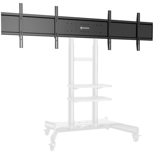 ONKRON Dual Screen VESA Panel Accessory for TS1881 Mobile TV Stand up to 90.9 kg, Black ( ADV1881-B )