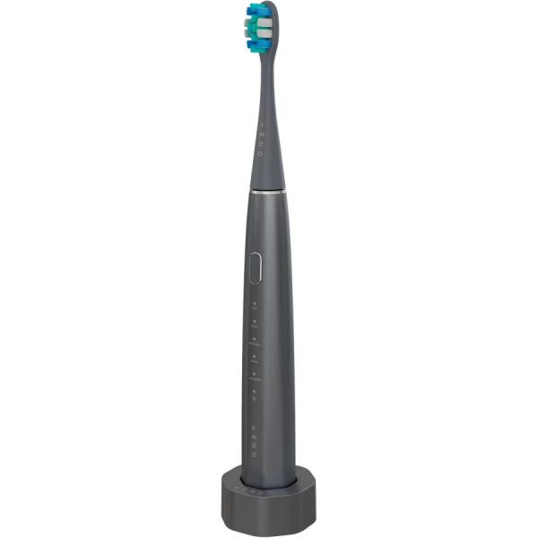 Wireless Tooth Brush, Grey, 3 Brush Heads, 1400mAh, Function: Soft, Clean, Massage, White, Sweep ( ADB0010G )