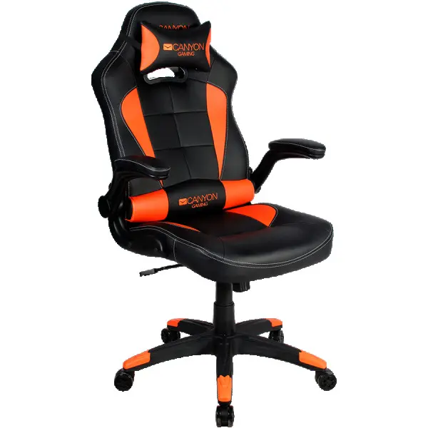 CANYON Vigil G?-2 Gaming chair, PU leather, Original and Reprocess foam, Wood Frame, Top gun mechanism, up and down armrest, Class 4 gas li