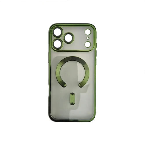 Silikonska futrola Magsafe Iphone 17 Pro ZELENA
