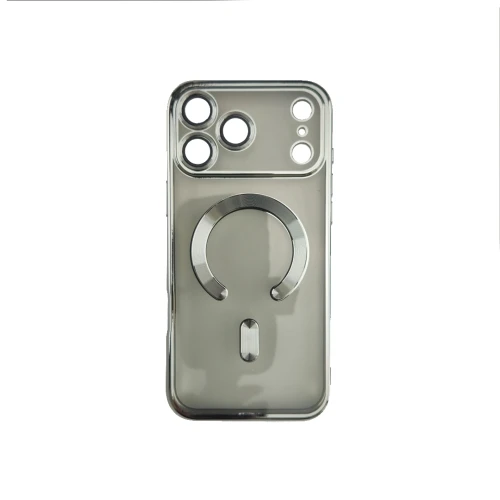Silikonska futrola Magsafe Iphone 17 Pro Max SILVER