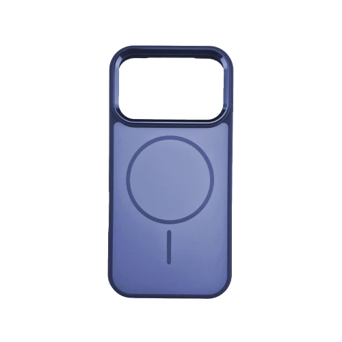 Silikonska futrola Magsafe Chrome Iphone 18 Pro/17 Pro PLAVA