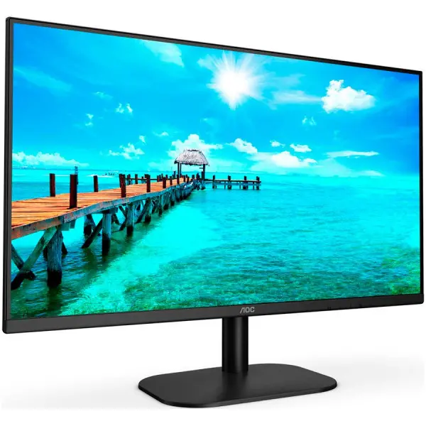Monitor 23.8 AOC 24B2XH Black IPS, 16:9, 1920x1080, 4ms, 250 cdm2, 1000:1, D-Sub, HDMI, vesa ( 24B2XHEU ) 