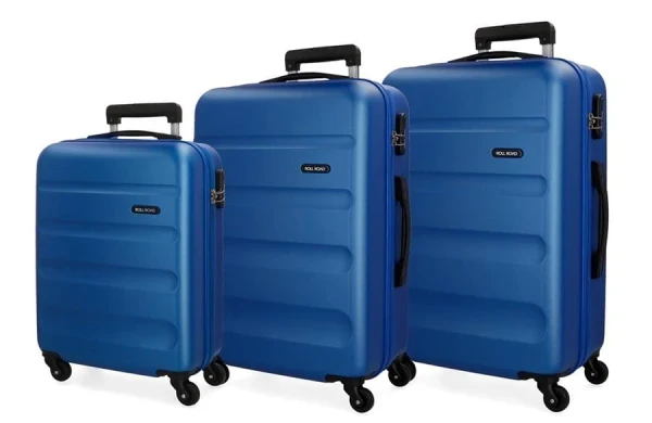 Set kofera Roll road ABS 3 1 royal plava