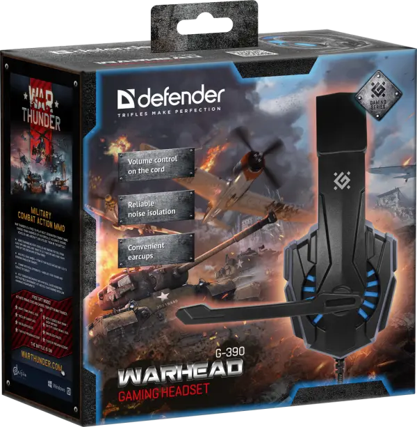 Slušalice Defender Warhead G-390, USB crno-plave