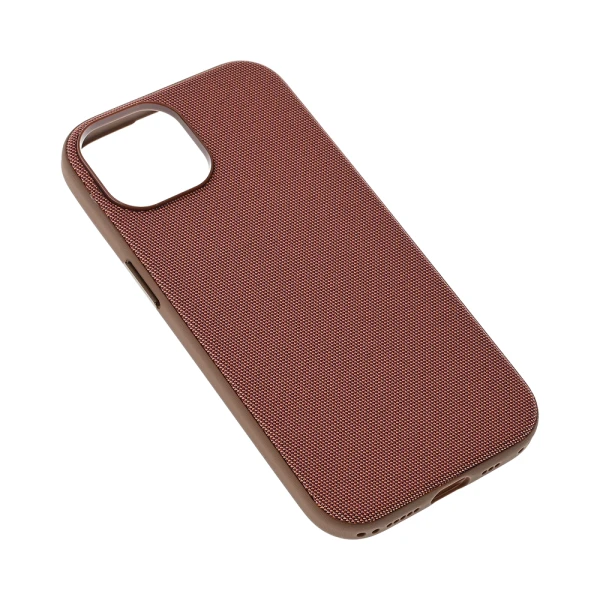 Torbica Magsafe TechWoven za iPhone 15 6.1 braon