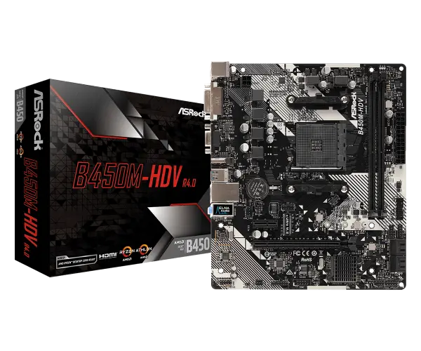 MB AsRock AMD AM4 B450M-HDV R4.0