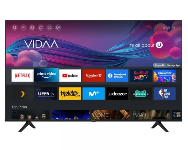 HISENSE 50'' 50A6BG Smart LED 4K Ultra HD LCD TV outlet
