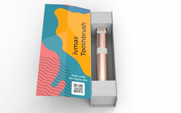 IVMAX TOOTBRUSH (ROSE GOLD-ULTRA SOFT)