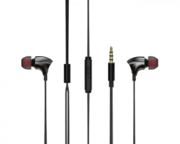 ENERGY SISTEM Energy Earphones 5 ceramic crne bubice sa mikrofonom