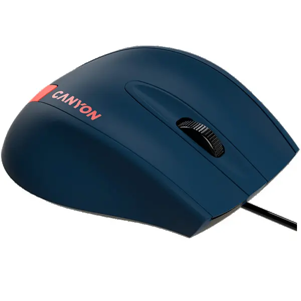 Wired Optical Mouse with 3 keys, DPI 1000 With 1.5M USB cable,Blue-Red,size 68*110*38mm,weight:0.072kg ( CNE-CMS11BR ) 