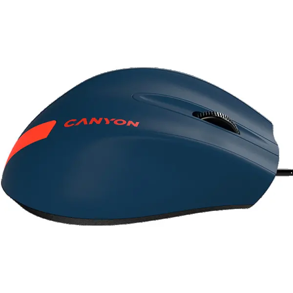 Wired Optical Mouse with 3 keys, DPI 1000 With 1.5M USB cable,Blue-Red,size 68*110*38mm,weight:0.072kg ( CNE-CMS11BR ) 