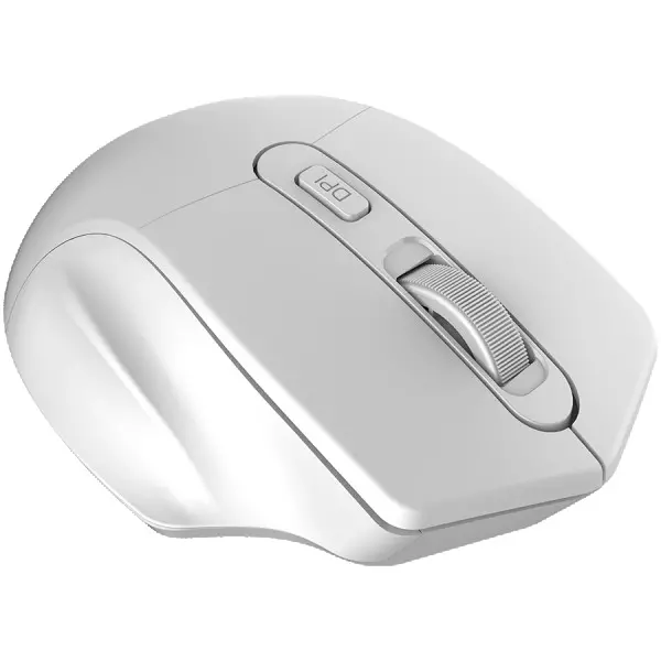 CANYON 2.4GHz Wireless Optical Mouse with 4 buttons, DPI 80012001600, Pearl white, 115*77*38mm, 0.064kg ( CNE-CMSW15PW ) 