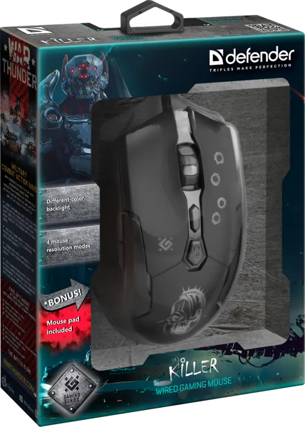 Miš Defender Killer GM-170L žični USB, gejmerski