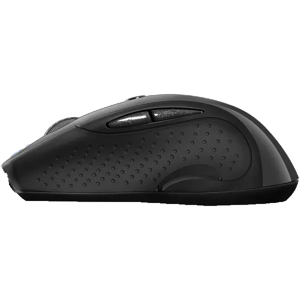 CANYON MW-01 2.4GHz wireless mouse with 6 buttons, optical tracking - blue LED, DPI 100012001600, Black pearl glossy, 113x71x39.5mm, 0.07kg