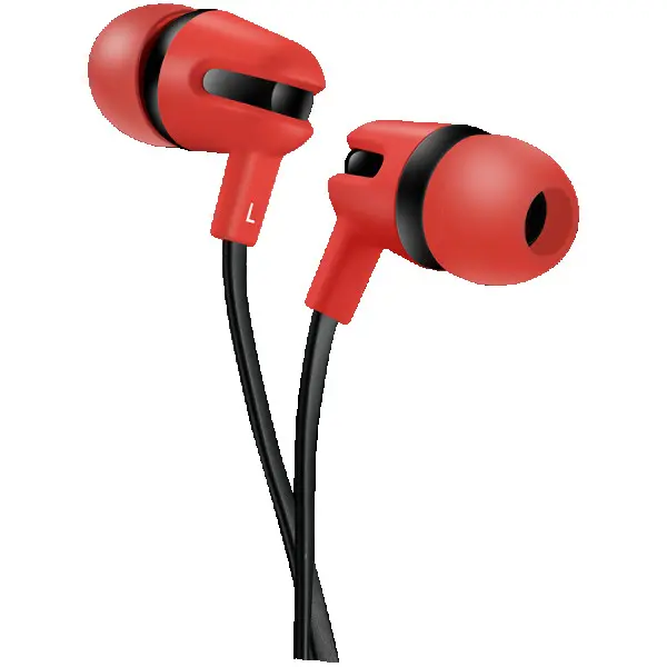 CANYON SEP-4 Stereo earphone with microphone, 1.2m flat cable, Red, 22*12*12mm, 0.013kg ( CNS-CEP4R ) 