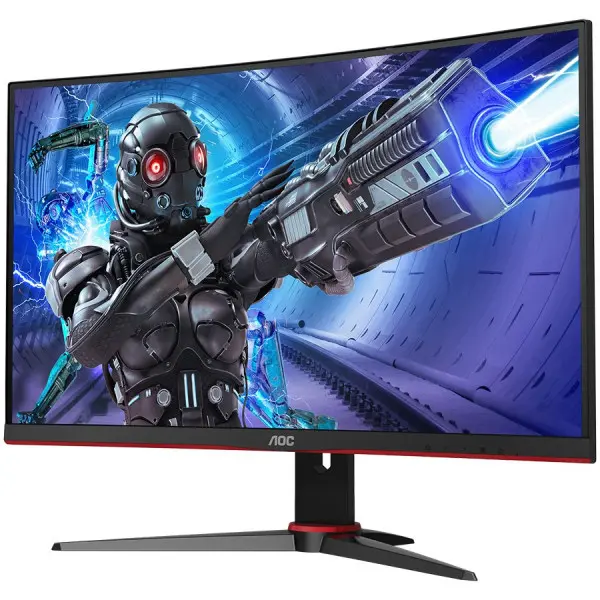 AOC Monitor LED C27G2ZE Gaming Curved 240Hz (27'', 16:9, 1920x1080, VA, 240Hz, 300 cdm˛, 3000:1, 0.5 ms, 178178°, 2xHDMI, DP, Tilt, 3-sided 