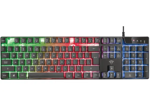 Tastatura TRUST GXT 835 AZOR žičnaRGBgamingcrna ( 23651 )