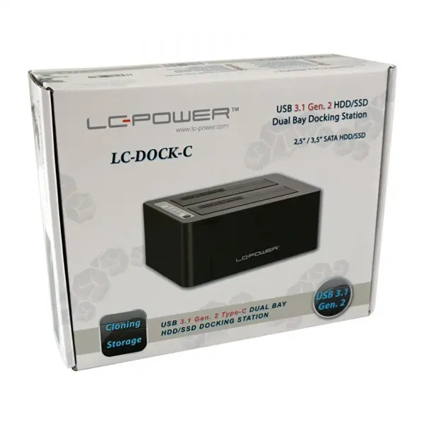 HDD D.Station LC Power LC-DOCK-C USB 3.1 Type C