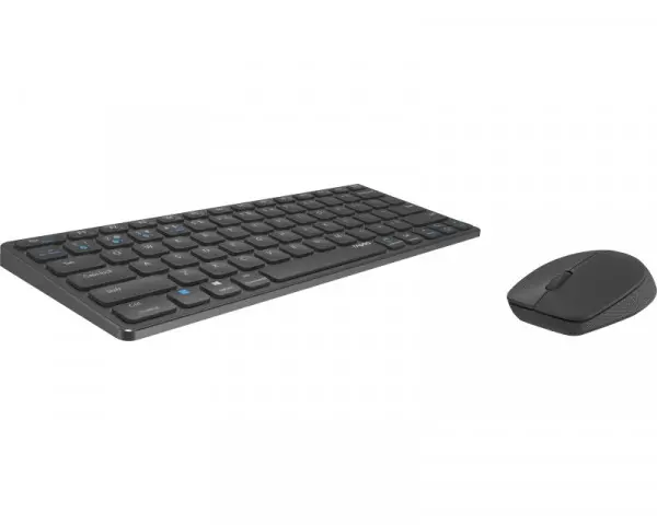 RAPOO 9600M Multi Mode Wireless US Combo set tamno sivi