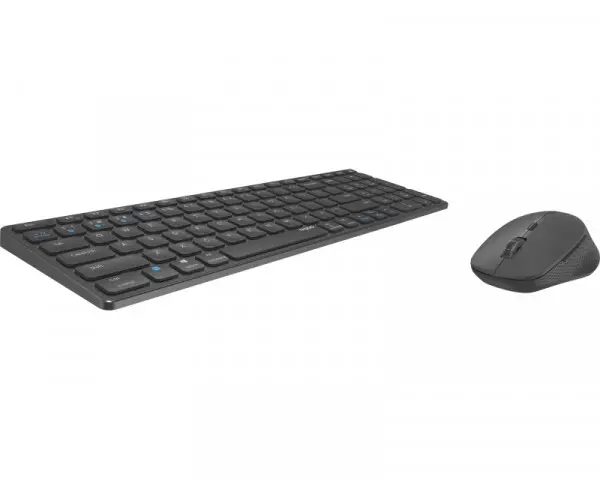 RAPOO 9700M Multi Mode Wireless US Combo set tamno sivi