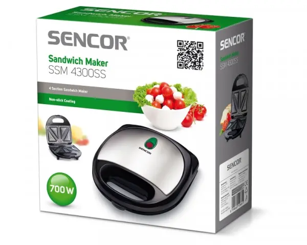 SENCOR SSM 4300SS preklopni toster
