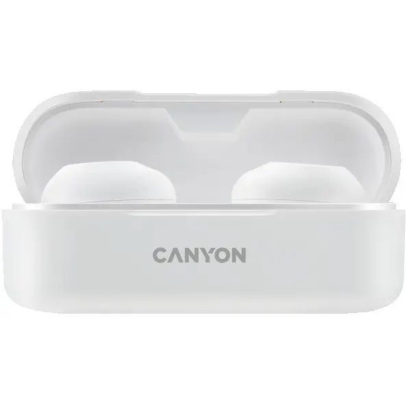 Canyon TWS-1 Bluetooth headset, with microphone, BT V5.0, Bluetrum AB5376A2, battery EarBud 45mAh*2+Charging Case 300mAh, cable length 0.3m (2)