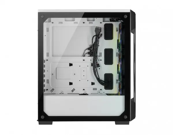 Kućište CORSAIR ICUE 220T Midi-Tower ATXkaljeno staklobez napajanjaGamingRGBbelo-crna' ( 'CC-9011191-WW' ) 