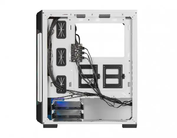 Kućište CORSAIR ICUE 220T Midi-Tower ATXkaljeno staklobez napajanjaGamingRGBbelo-crna' ( 'CC-9011191-WW' ) 