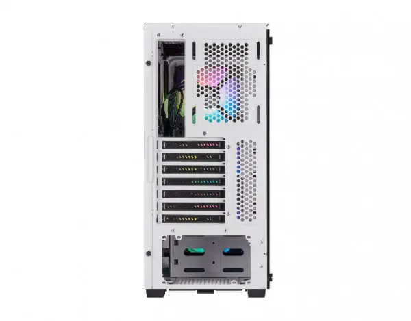 Kućište CORSAIR ICUE 220T Midi-Tower ATXkaljeno staklobez napajanjaGamingRGBbelo-crna' ( 'CC-9011191-WW' ) 