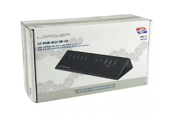 HUB LC Power LC-HUB-ALU-2B-10 USB3.0 Aluminium