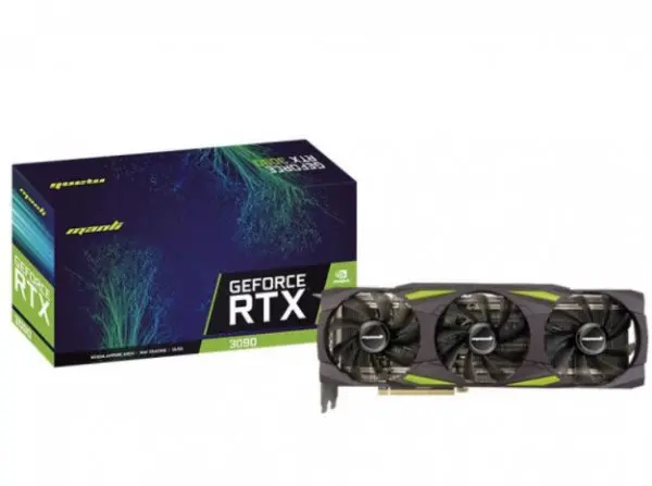 SVGA Manli GeForce RTX 3090 24GB Tripte Fan N61330900M34780