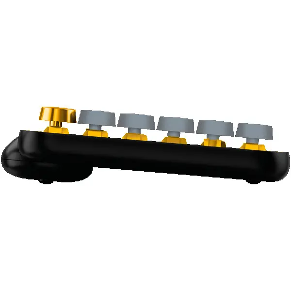 LOGITECH POP Keys Wireless Mechanical Keyboard With Emoji Keys - BLAST_YELLOW - US INTL - BT  - INTNL - BOLT ( 920-010735 ) 