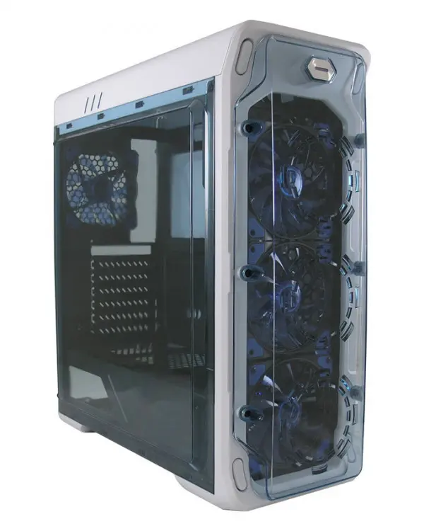 KUCISTE LC Power Midi-ATX LC-988W-ON Blue Typhoon