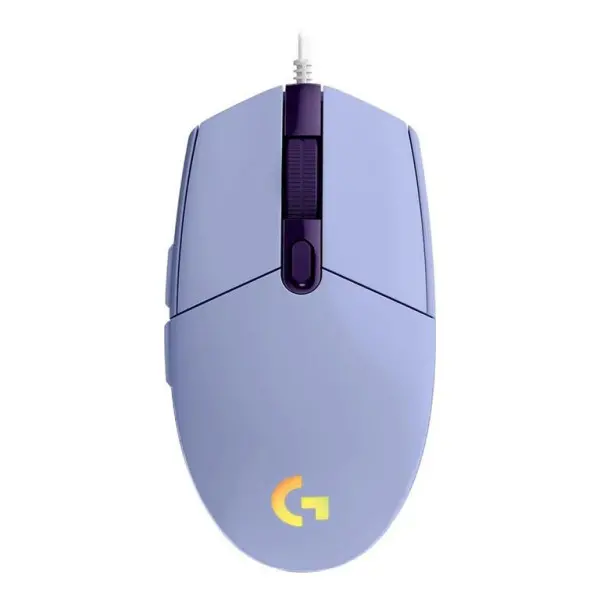 G102 Lightsync Gaming Wired Mouse, Lilac USB