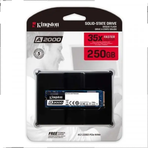 HDD SSD Kingston 250GB SA2000M8/250G M.2 NVMe PCle EAN:740617295528