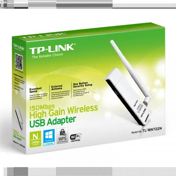 TP-Link TL-WN722N 150Mb/s 2.4Ghz