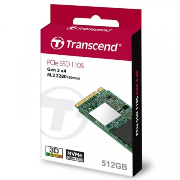 SSD M.2 NVMe 512GB Transcend TS512GMTE110S