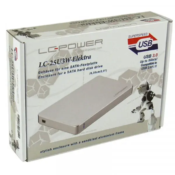 HDD Rack LC Power 2.5 LC-25U3W-Elektra USB3.0
